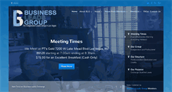 Desktop Screenshot of businessleadsgroup.com